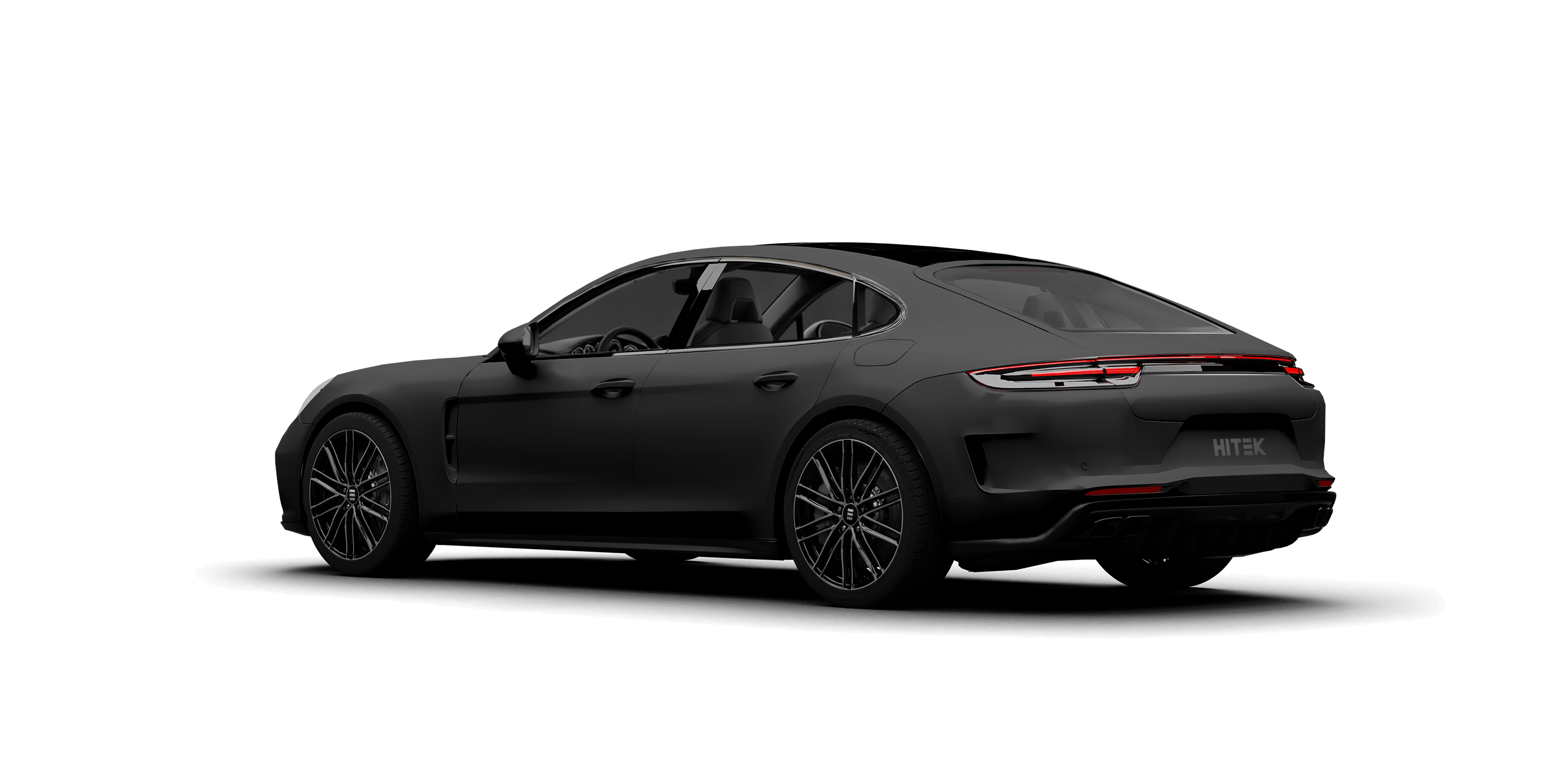 Rear three-quarter vinyl wrap vehicle preview